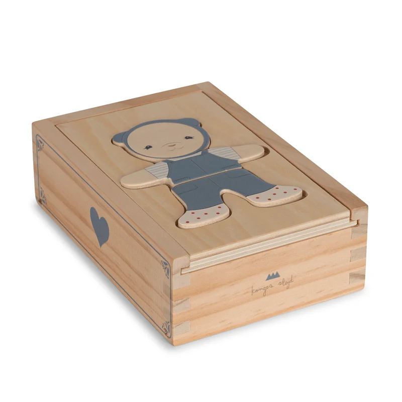 Anziehpuzzle, blau