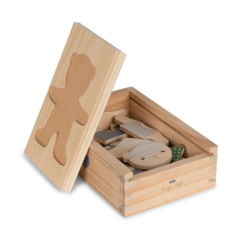 Anziehpuzzle, blau