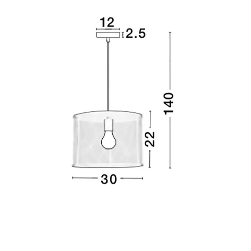 Net Hängeleuchte Metall