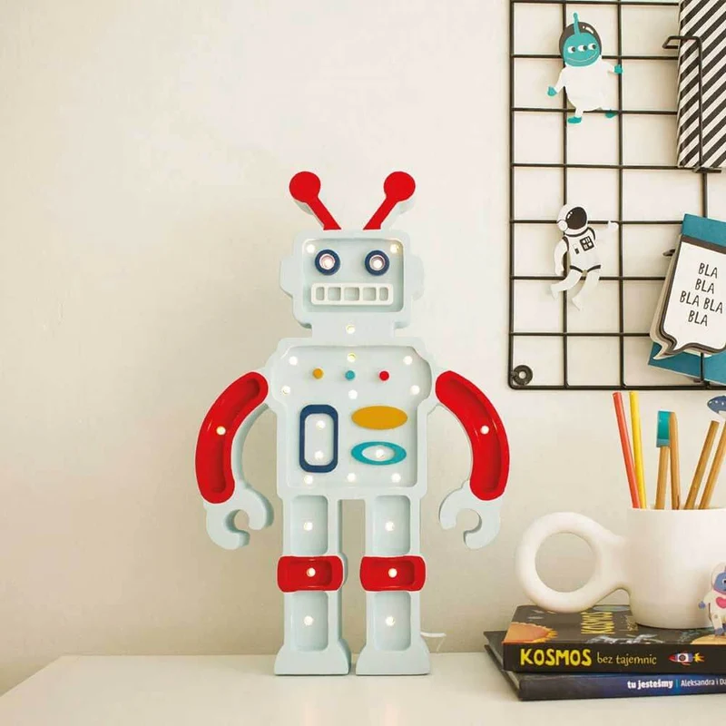 Kinder Wand- & Tischleuchte Roboter