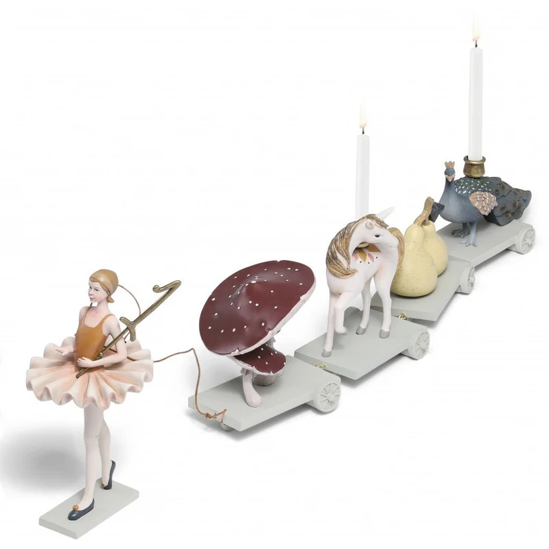 Geburtstagszug mit Ballerina