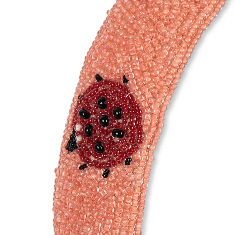 Perlen-Haarband Ladybug