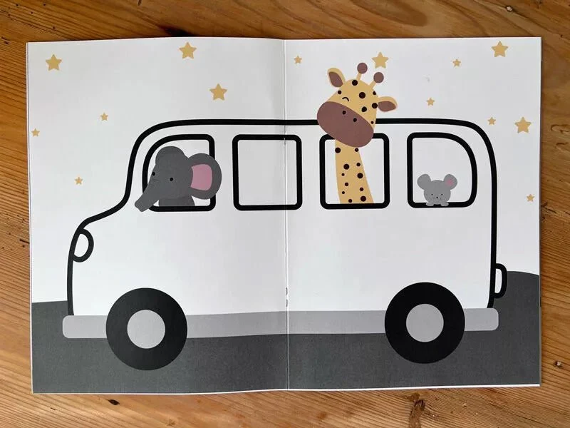 Aufgaben- und Malbuch für kinder (ab 2 jahre)