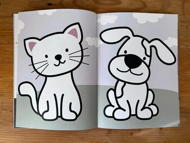 Aufgaben- und Malbuch für kinder (ab 2 jahre)