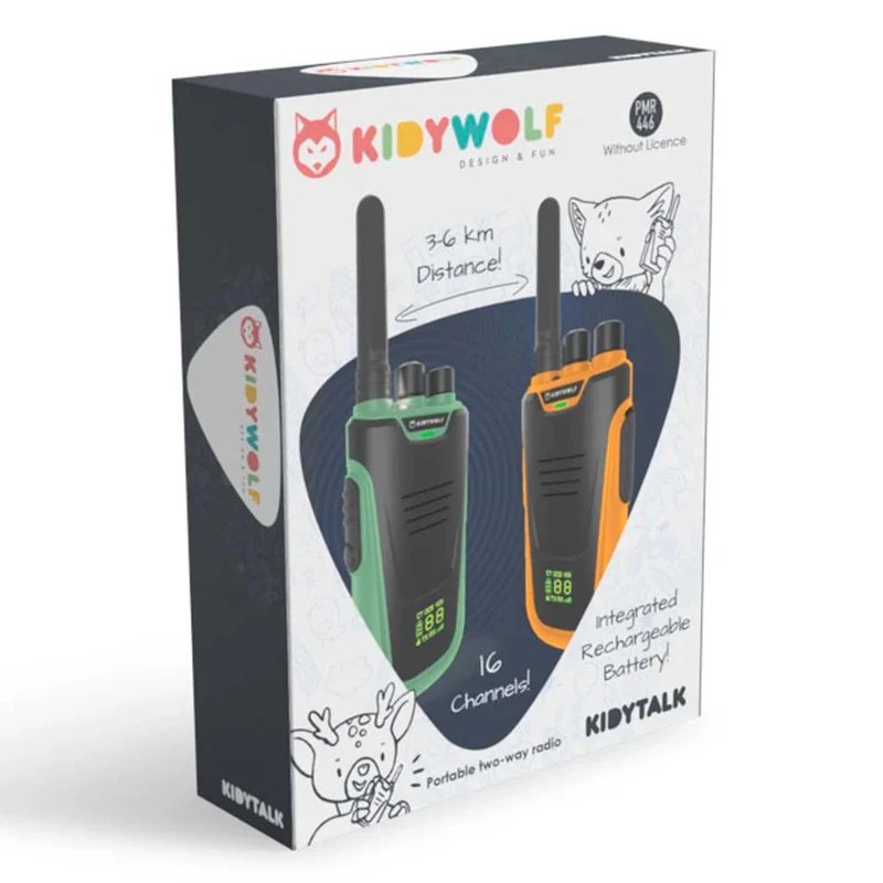 Walkie-Talkie-Set grün/orange
