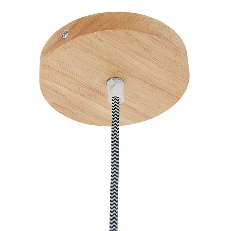 Holz-Hängeleuchte Smukt