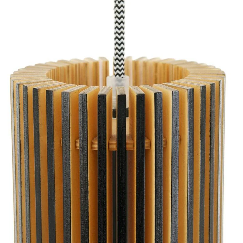 Holz-Hängeleuchte Smukt