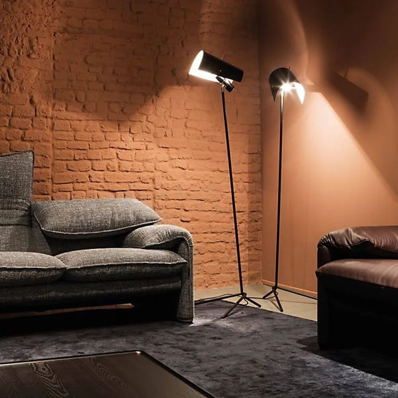 Nemo Claritas Stehlampe 164cm schwarz