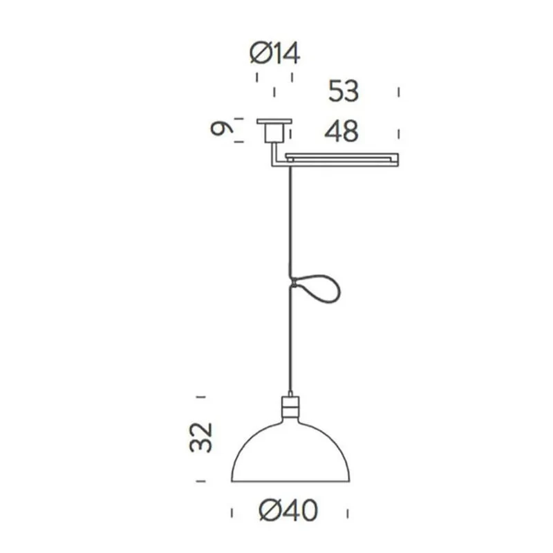 Nemo As41Z Hängeleuchte Ø 45cm verstellbar