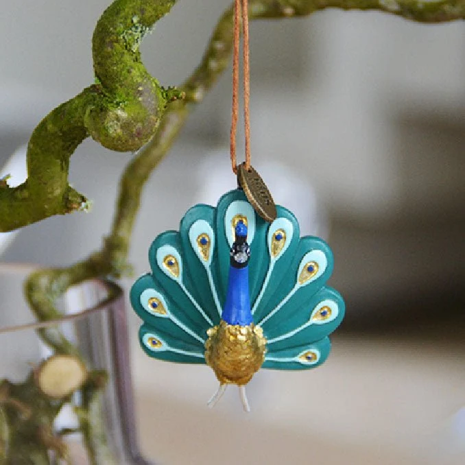 Pfau zum Aufhängen