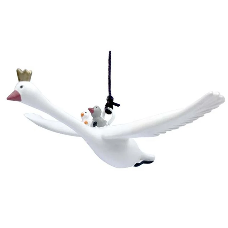 Hängender Schwan
