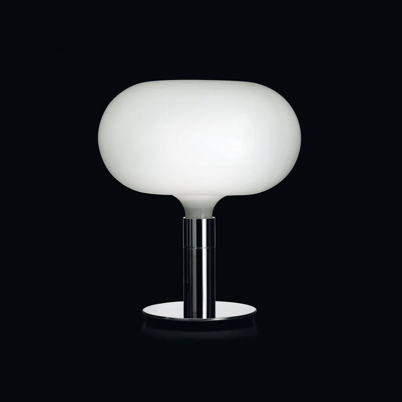 Nemo Am1N klassische Tischlampe von 1969 Chrom
