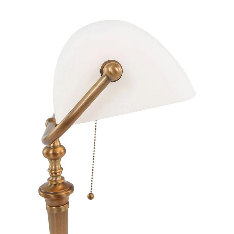 Vintage-Tischleuchte Ancilla Bankerslamp