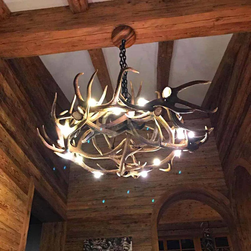 Chalet Hirschgeweihlampe Ø 120cm