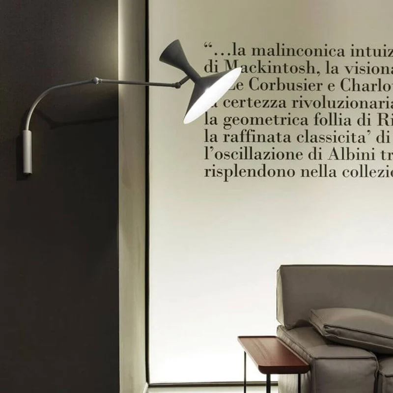 Nemo Lampe De Marseille Mini Wandleuchte mit Arm