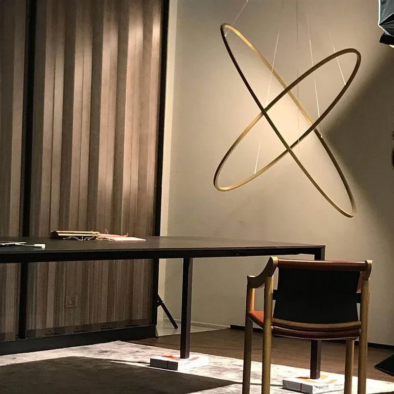 Nemo Ellisse Double Mega LED Hängeleuchte 186x95cm