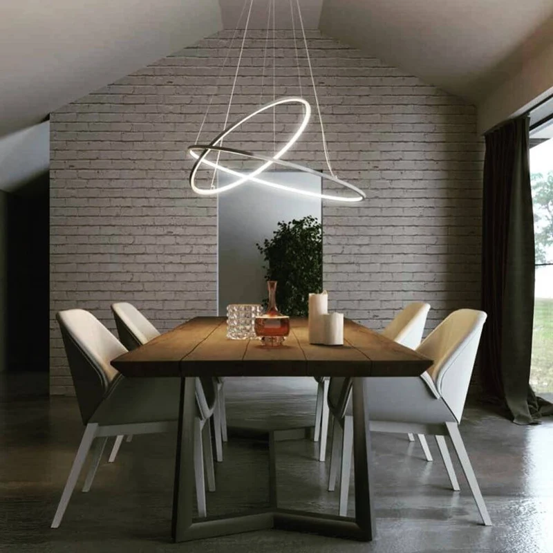 Nemo Ellisse Double LED Hängelampe 135x70cm