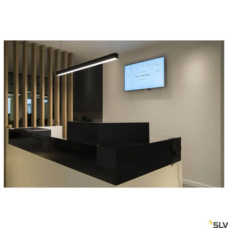 Glenos 1M Pendellampe Schwarz 3000K