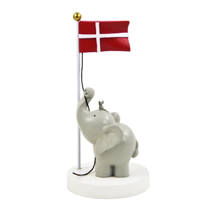 Tischfähnchen Elefant und Maus