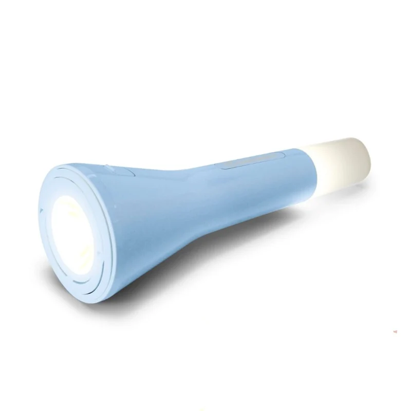 Blaue Taschenlampe