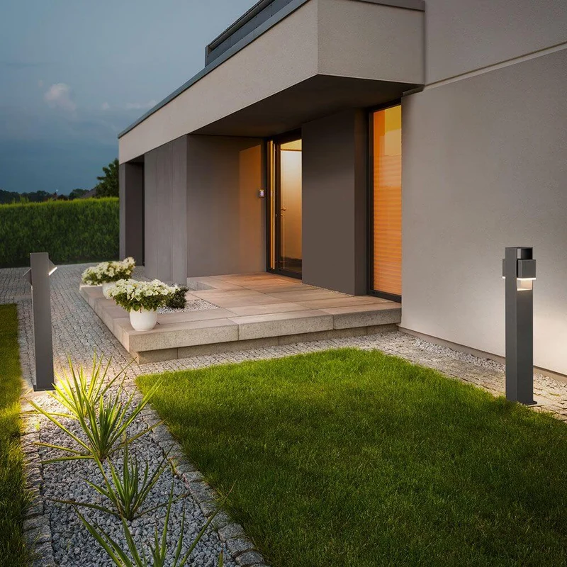 LED Pollerleuchte Isy IP54 Graphit