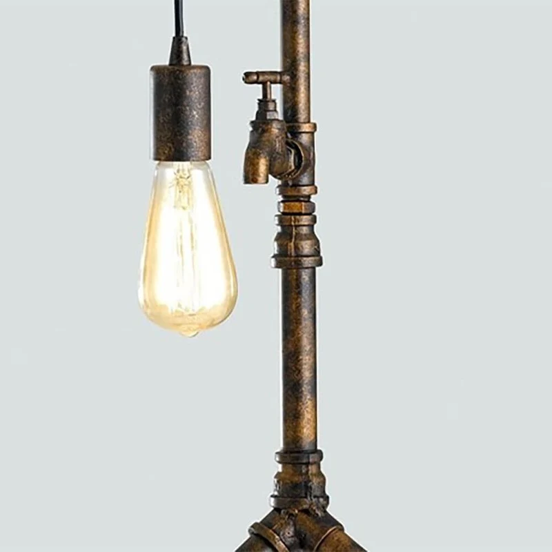 Tischleuchte Amarcord Rostfarben