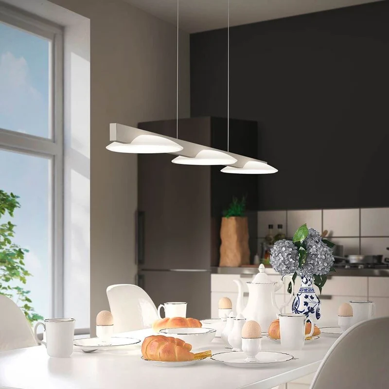 LED Pendelleuchte Pole Nickel-Matt