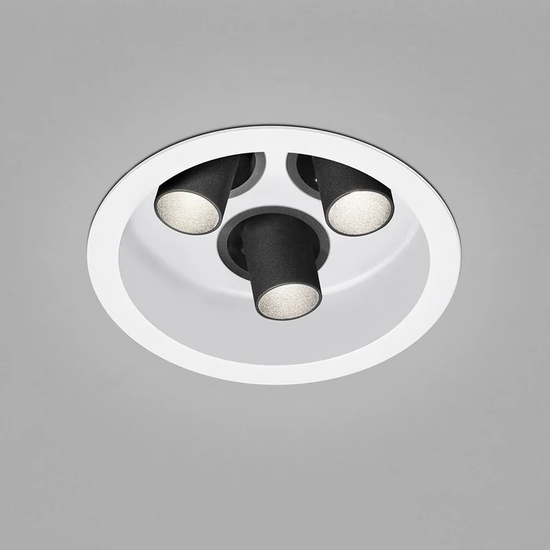 LED Decken-Einbaustrahler Run Weiß, Schwarz