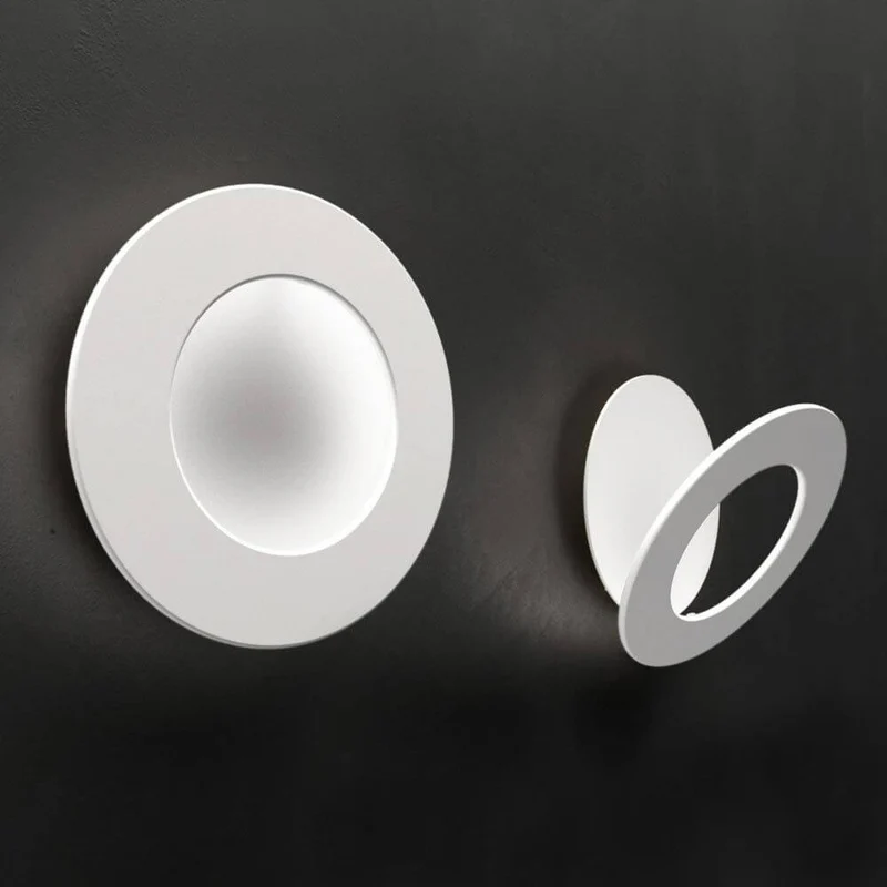 Icone LED Wandleuchte Vera Ø 21cm Weiß