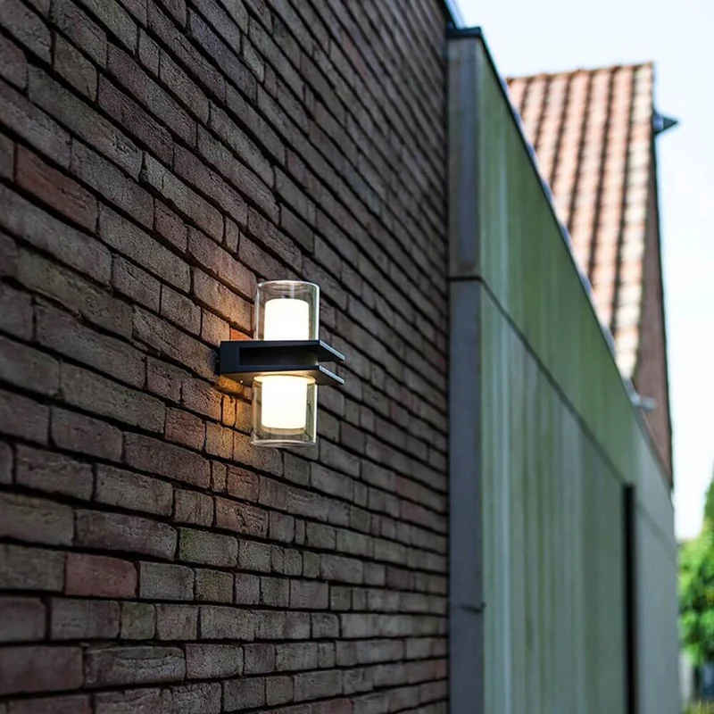 LED Außenwandlampe Tango IP44 Anthrazit