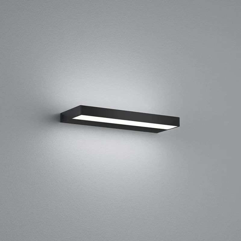 LED Aussen-Wandleuchte Slate IP44 Schwarz