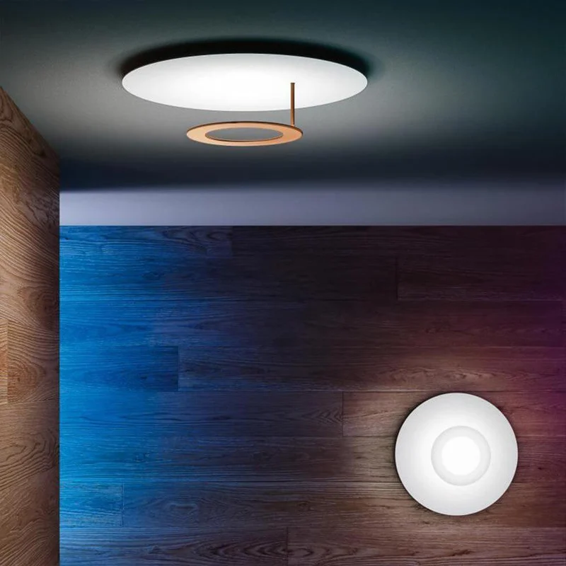 Icone LED Deckenleuchte Vera Ø 50cm Weiß, Kupfer bronziert