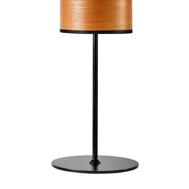 Holz-Tischlampe Arboreus 50cm Europäischer Nussbaum
