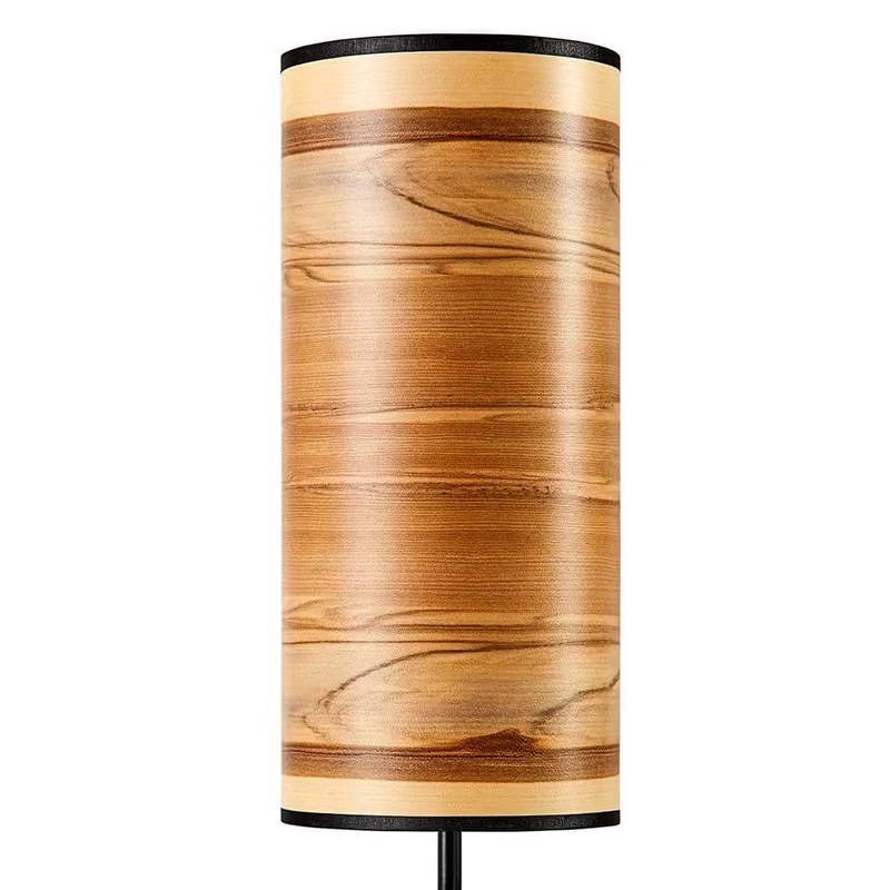 Holz-Tischleuchte Arboreus 50cm Satin Nussbaum