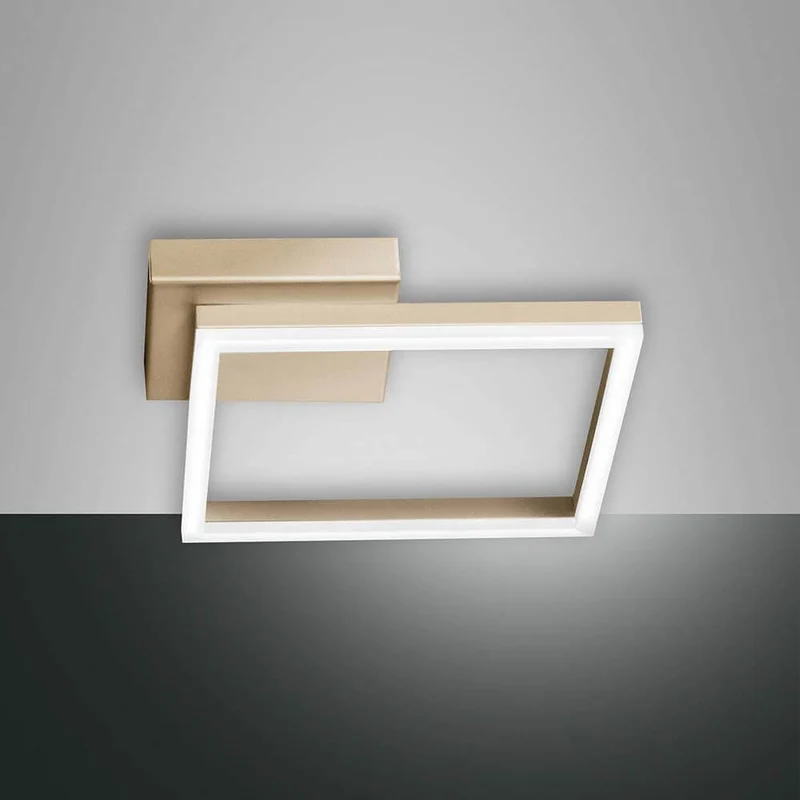 LED Deckenlampe Bard 1980lm Gold-Edelmatt