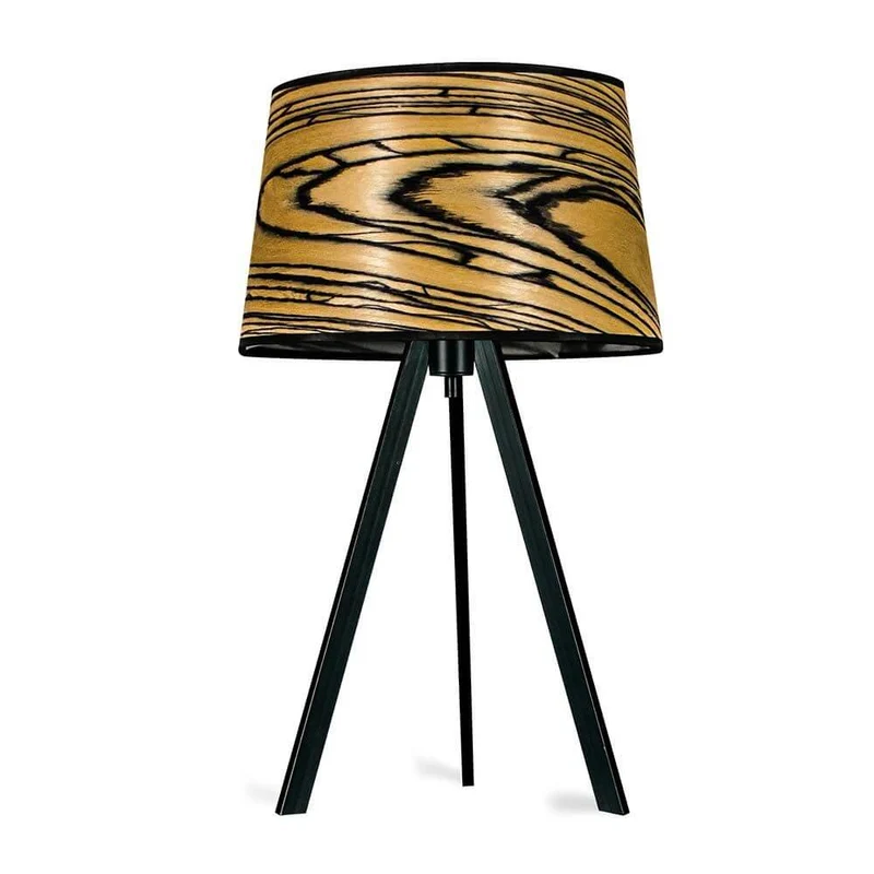 Dreibeintischlampe Attica 60cm White Ebony