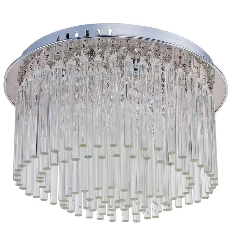 LED Deckenleuchte Gemma Short 6-flg. 1440lm Chrom, Transparent
