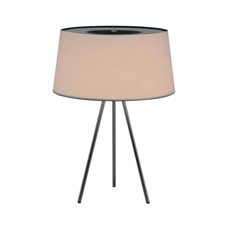 Kundalini Stoff-Tischleuchte Tripod 64cm