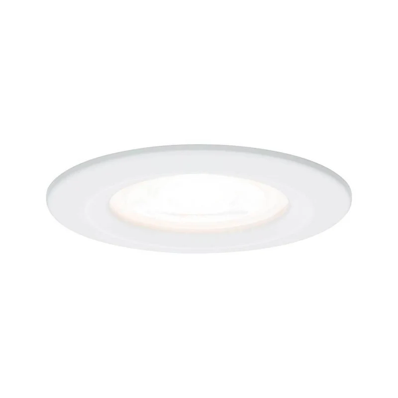 Einbauleuchte Nova rund starr LED IP44 3-stepdim 1x6,5W GU10 Weiß