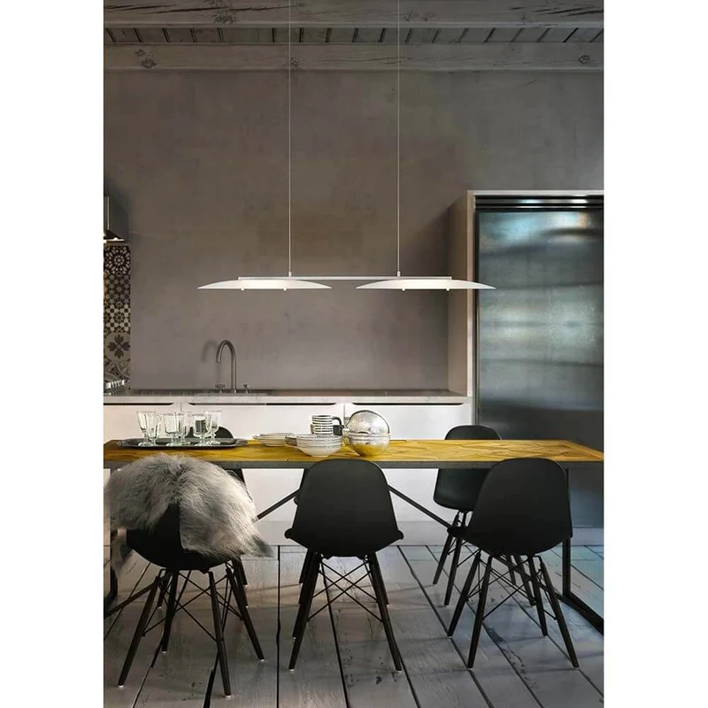 LED Pendelleuchte Sally Nickel-Matt, Chrom