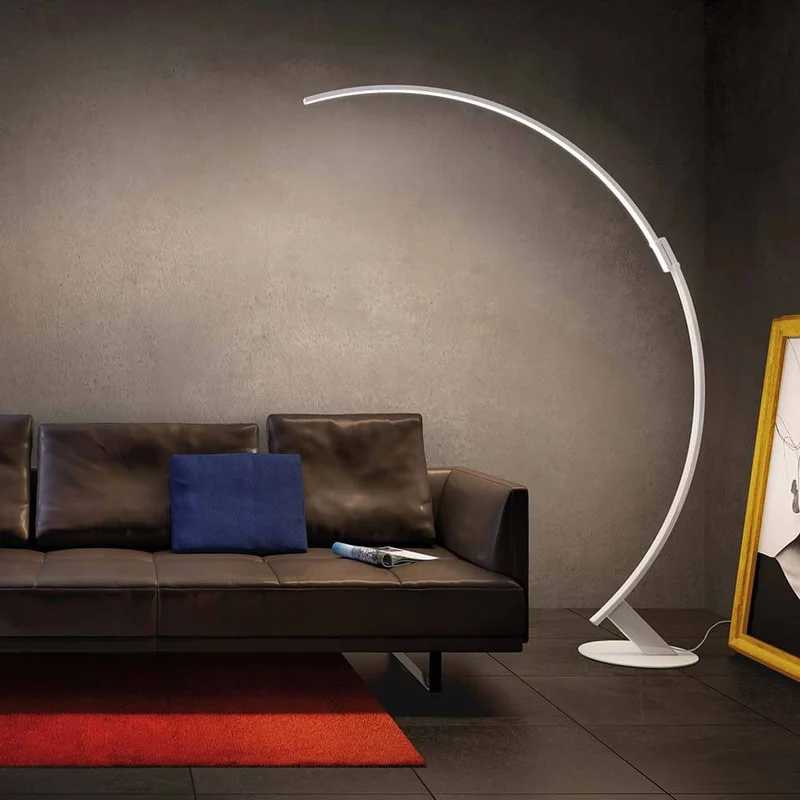 Kundalini LED Bogen-Stehlampe Kyudo Dimmbar