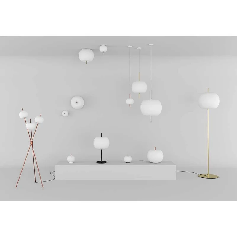 Kundalini LED Stehleuchte Kushi Dreibein 140cm Dimmbar