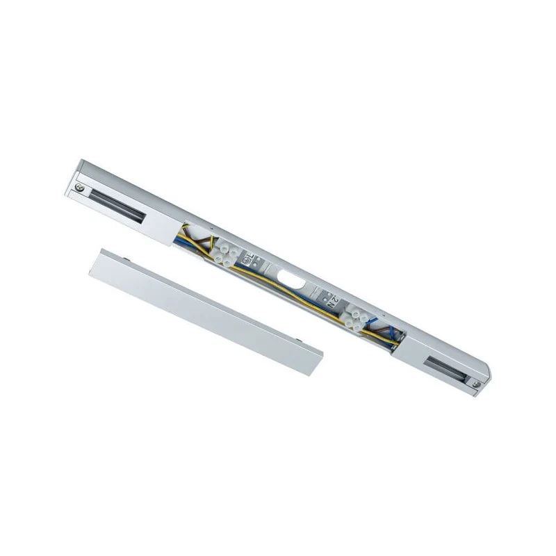 URail Mitteleinspeiser max. 1000W Chrom--Matt