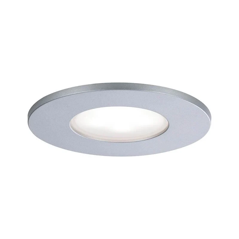 3er-Set LED Einbauleuchten Calla IP65 4000K Chrom-Matt