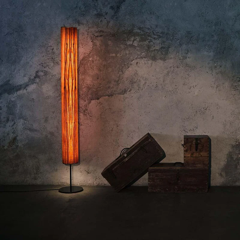 LED Holz-Stehleuchte Arbor 190cm Tineo
