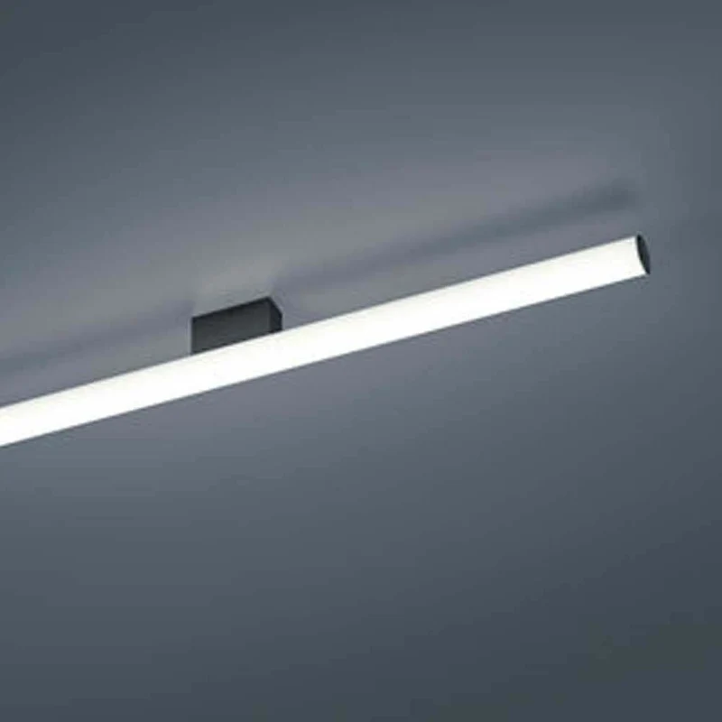 LED Bad Spiegelleuchte Loom 90cm 1710lm Schwarz Warmweiß