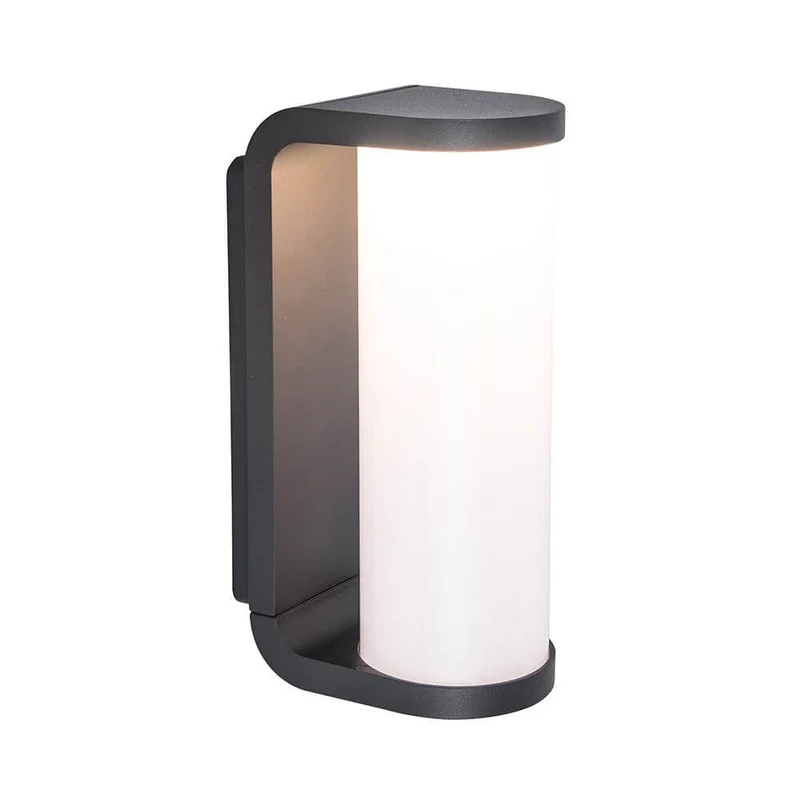 LED Außenwandleuchte Adalyn IP44 Anthrazit