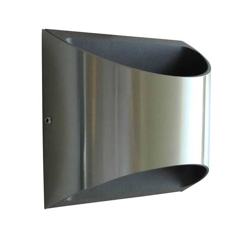 LED Außenwandleuchte Dodd IP54 Edelstahl