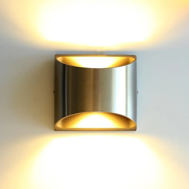 LED Außenwandleuchte Dodd IP54 Edelstahl