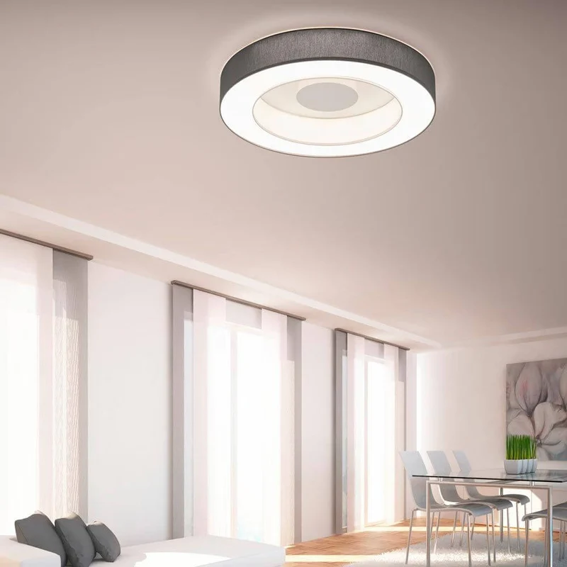 LED Deckenleuchte Lomo Weiß, Anthrazit